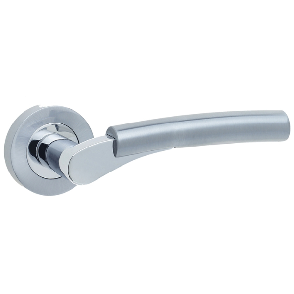 ARKUS LEVER HANDLE ON ROUND ROSE